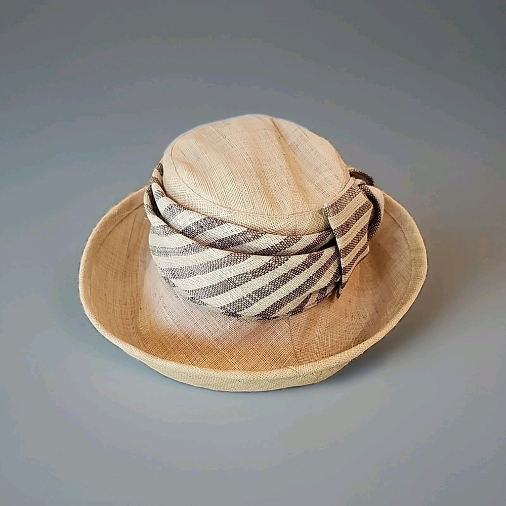 Vintage Kathy Jeanne Straw Bow Hat - Picture 2 of 5